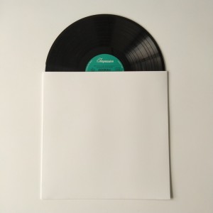 12 Белый Цвет Картон LP / Крышка для записи Нет отверстия