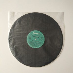 12 Антистатический круглый виниловый LP с внутренним рукавом