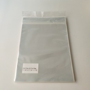 Crystal Clear 2mil Poly повторно закрываемые 11x17 сумки с художественным принтом
