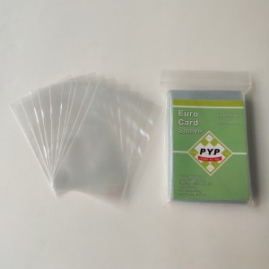 Кристально чистый стандартный размер евро рукав карты 59x92 мм настольная игра рукава карты